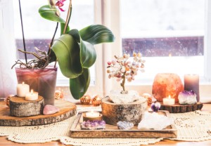 Feng,Shui,Nature,Theme,Altar,At,Home,Table,And,On